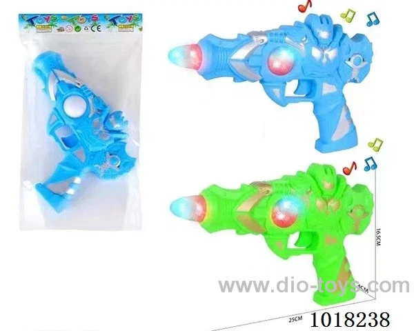 Electric gun with light&sound&Ic 2color mixed loading not include battery in opp bag