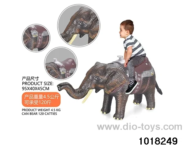 Mounted elephant with light horn sound in Hangtag