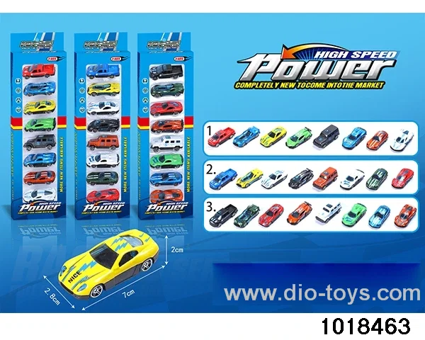 Sliding alloy car in window box