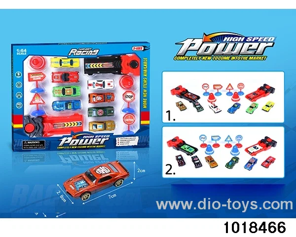 Sliding alloy car in window box