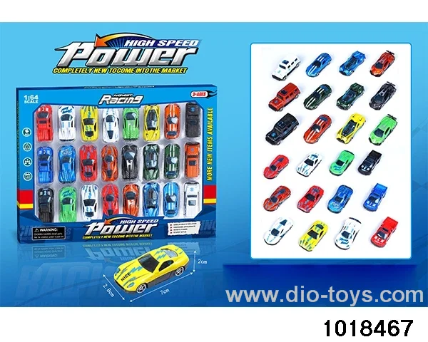 Sliding alloy car（24pcs）in window box