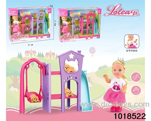 4.5 inch doll in display box