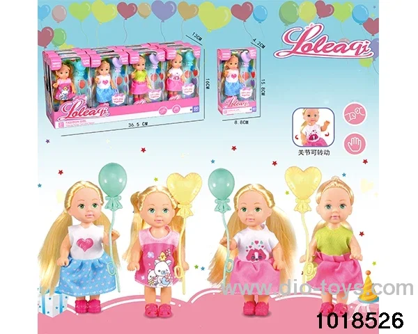 4.5 inch doll in display box