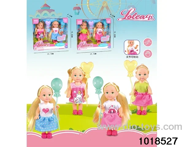 4.5 inch doll in display box