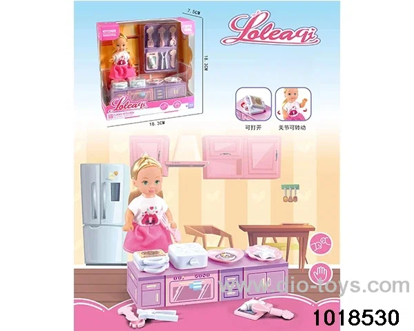 4.5 inch doll in display box