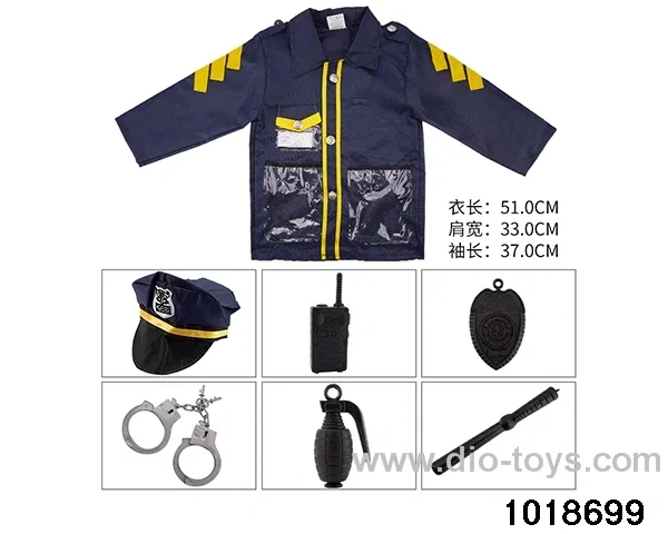 Police Suit in PP bag with header