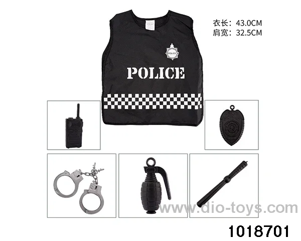 Police Suit in PP bag with header
