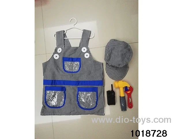 Railway worker suit in PP bag with header