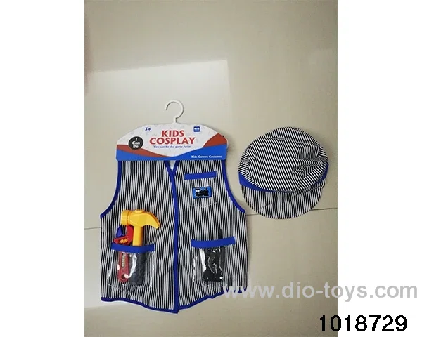Railway worker suit in PP bag with header