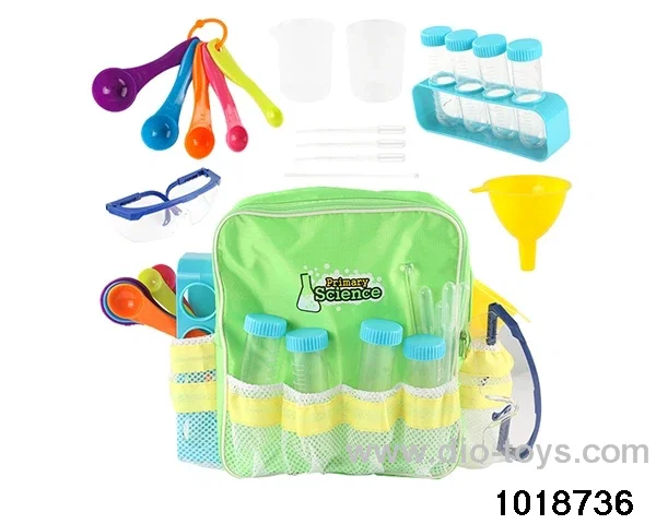 Science experiment backpack set in opp bag