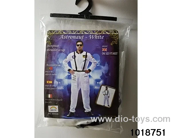 Astronaut clothing in PP bag with header