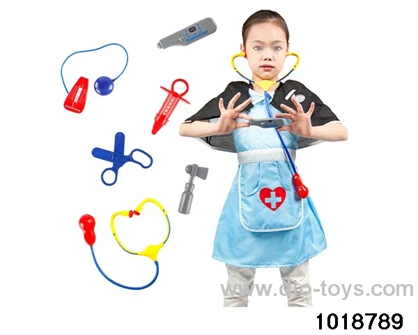 Nurse uniform dress in PP bag with header