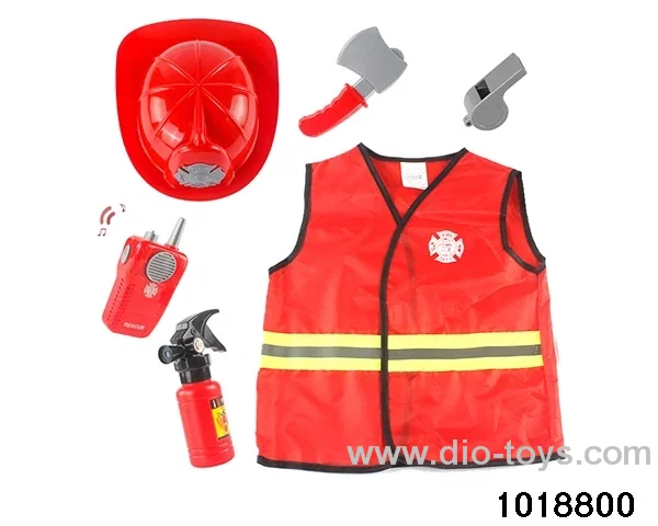 Fire protection suit in PP bag with header