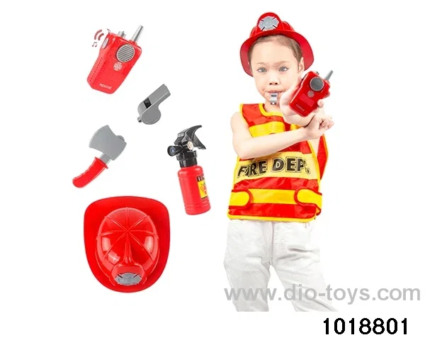 Fire protection suit in PP bag with header