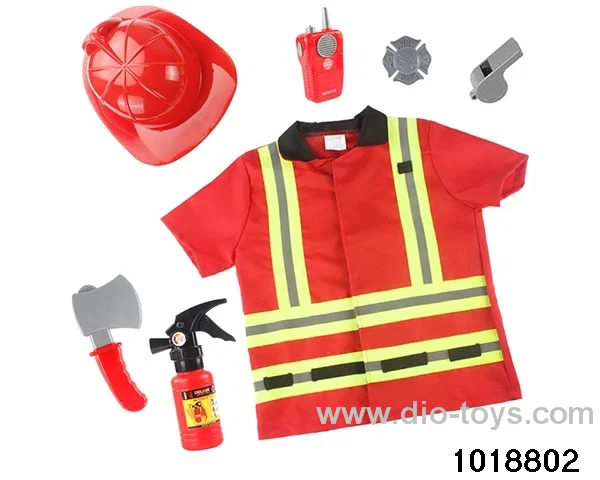 Fire protection suit in PP bag with header