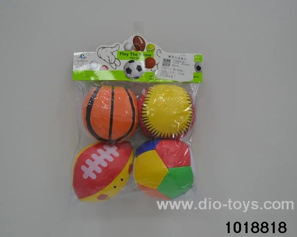 3.5-inch 4-ball set in PP bag with header