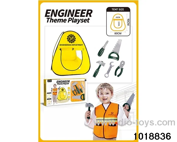 Engineering Tent Set in window box