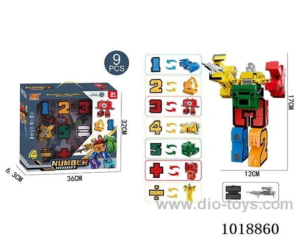 9pcs Digital Transfiguration Warrior Series in window box