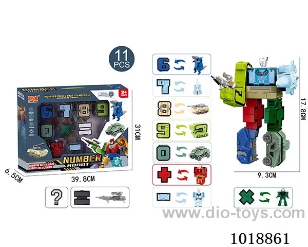 11pcs Digital Transfiguration Warrior Series in window box