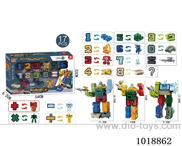 17pcs Digital Transfiguration Warrior Series in window box