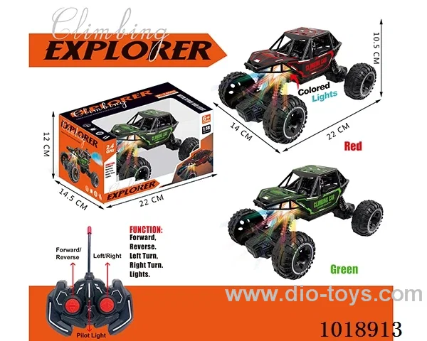 4ch RC car with light not include battery 2color mixed loading in window box