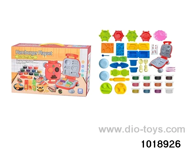 40pcs Color clay set in color box