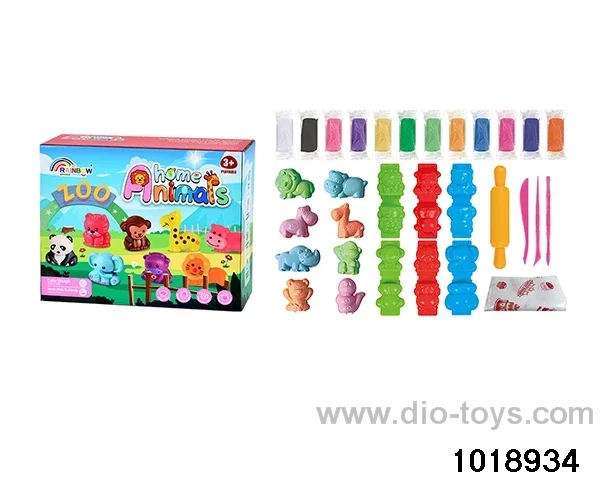 Color clay set in color box