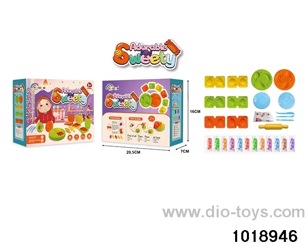Color clay set in color box