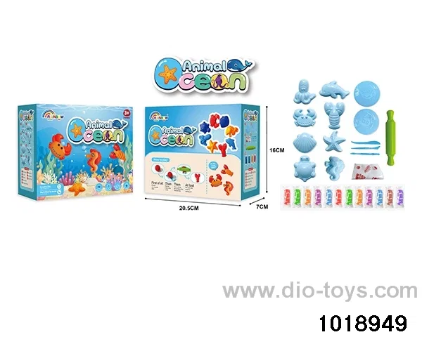 Color clay set in color box