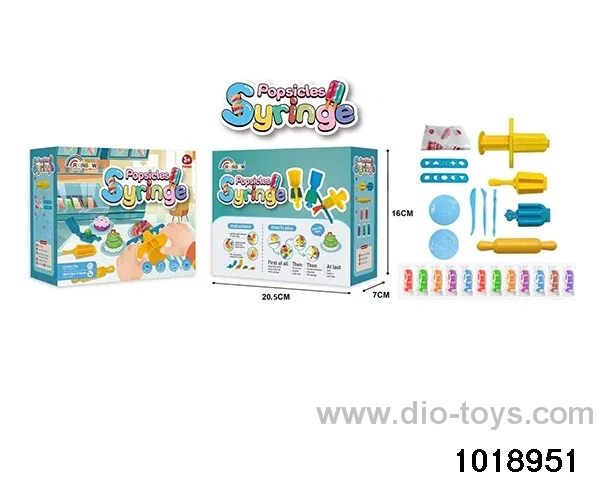 Color clay set in color box