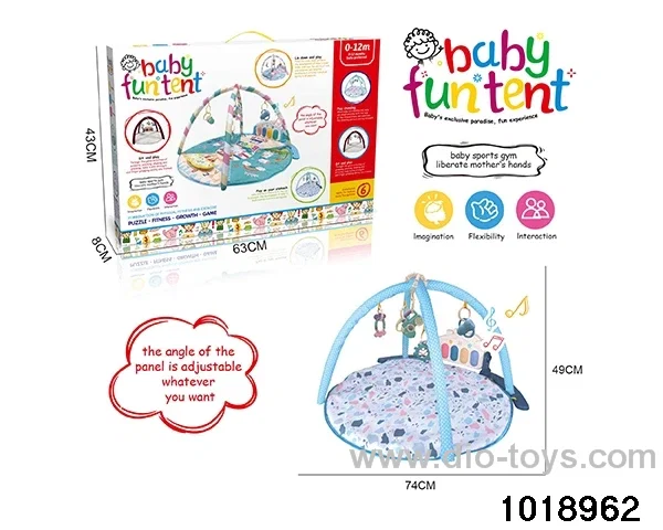 Foot piano crawling blanket W L/M in color box