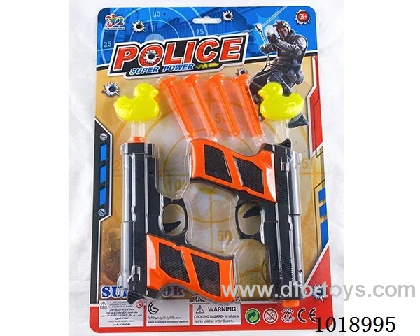 police gun set in blister card