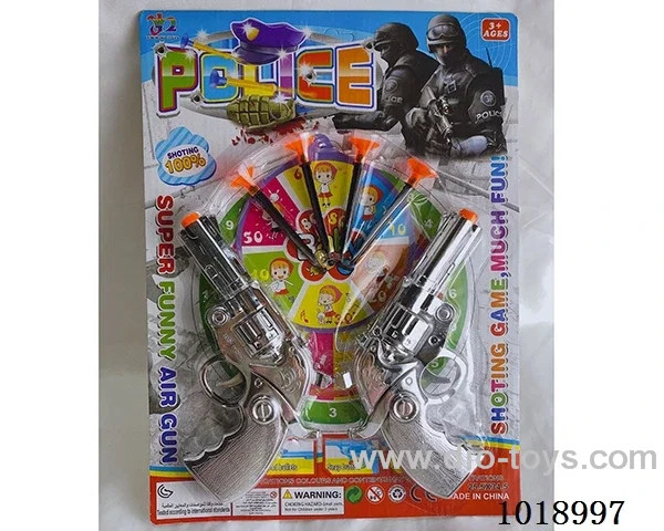 police gun set in blister card