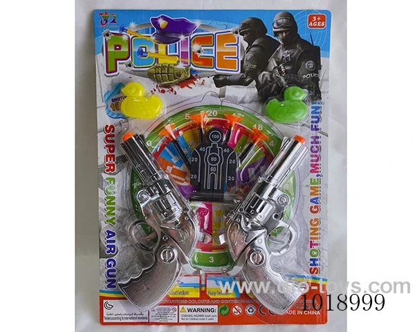 police gun set in blister card