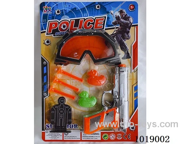 police gun set in blister card