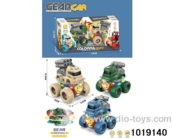 Inertia car in display box