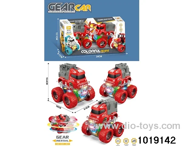 Inertia car in display box
