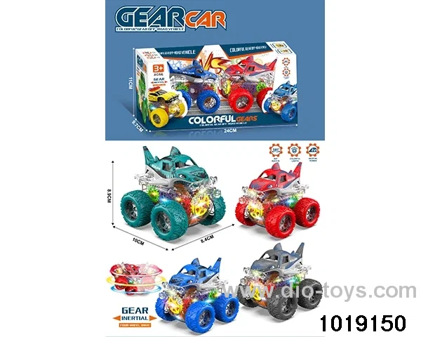 Inertia car in display box