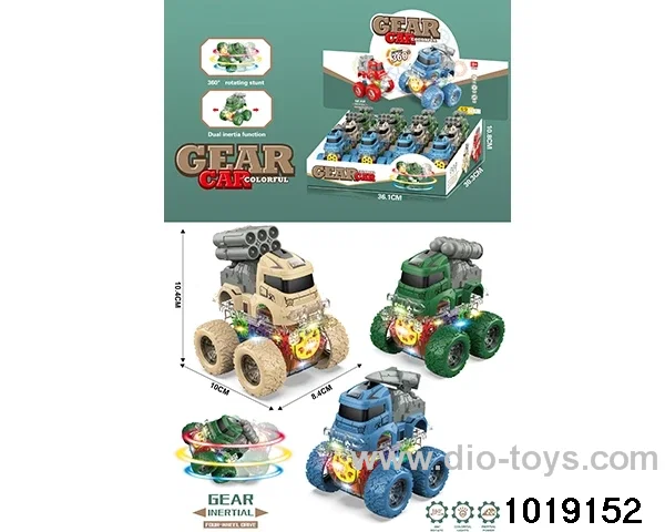 Inertia car in display box