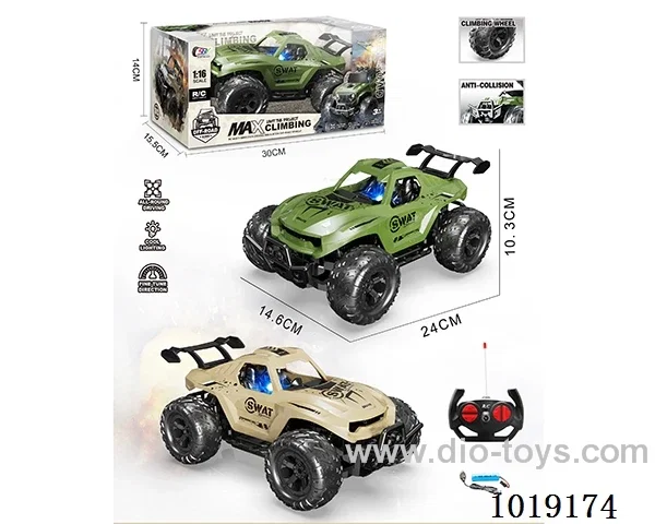 1:16  5ch water bomb RC car with light include battery 2color miXed loading in window box