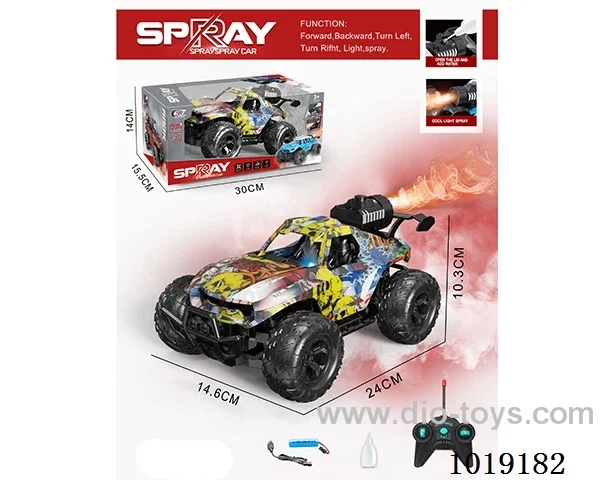 1:16  5ch water bomb RC car with light include battery in window box