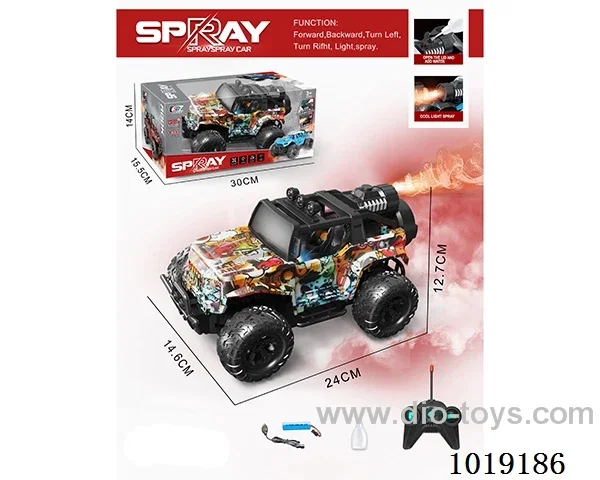 1:16  5ch water bomb RC car with light include battery in window box