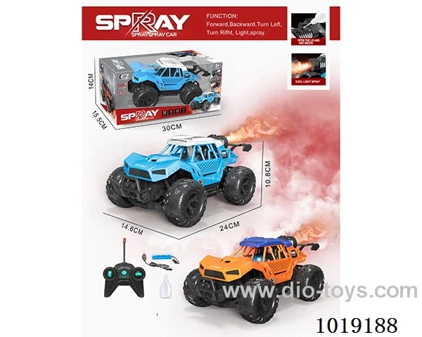 1:16  5ch water bomb RC car with light 2color mixed loading include battery in window box