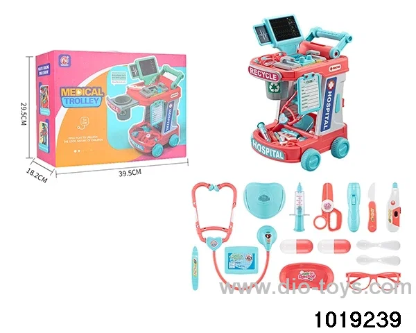 Medical tool table in color box