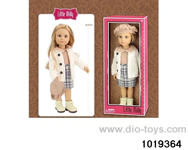 14 inch doll in window box