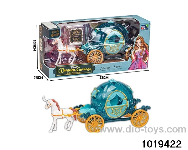 Horse-drawn carriage in window box