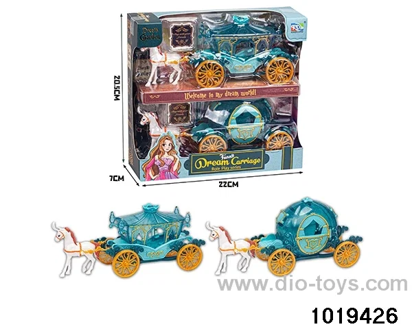 Horse-drawn carriage in window box