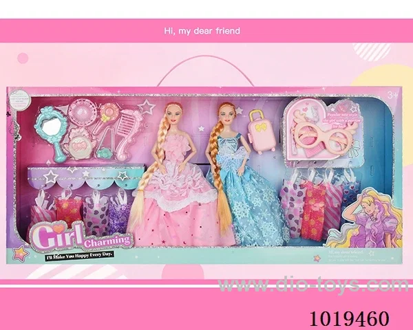 11.5inch barbie sets  in window box