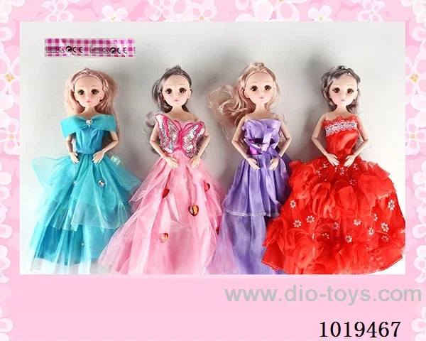 11.5inch barbie sets 4sets mixed loading in opp bag