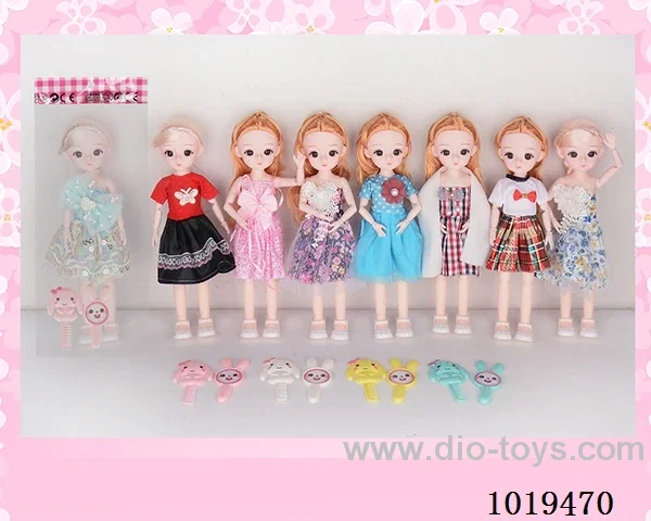 12 inch doll 8sets mixed loading in opp bag